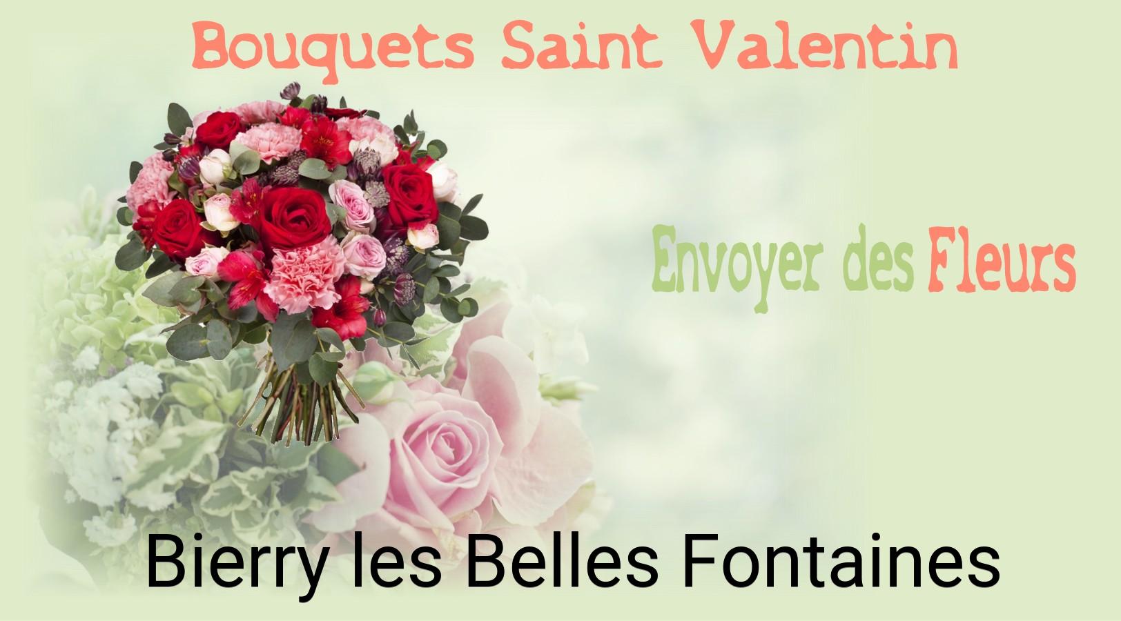 Roses de Saint-Valentin livrées à Bierry-les-Belles-Fontaines